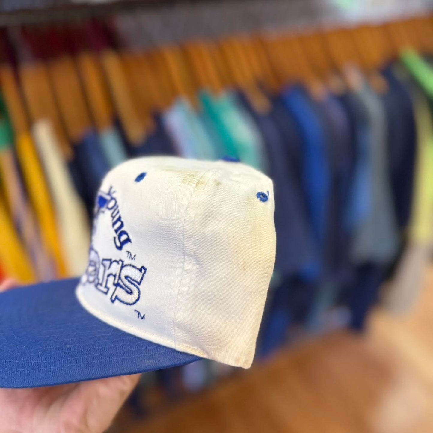 Vintage 90s Brigham Young Cougars 1 Apparel Snapback