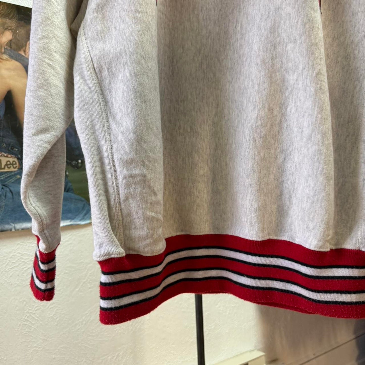 Vintage 90s Nebraska Huskers Ringed Collar Crewneck - X-Large