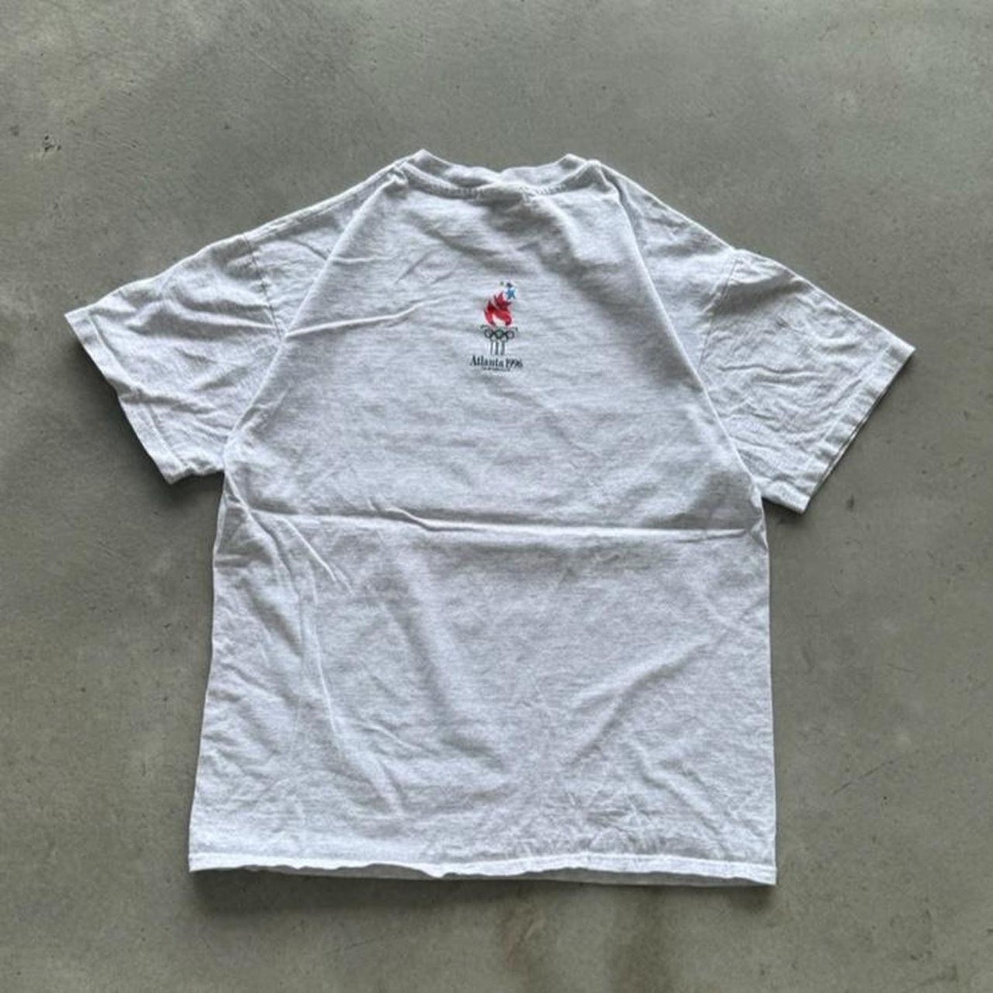 Vintage 90s Atlanta Olympics Flame T-Shirt - Large