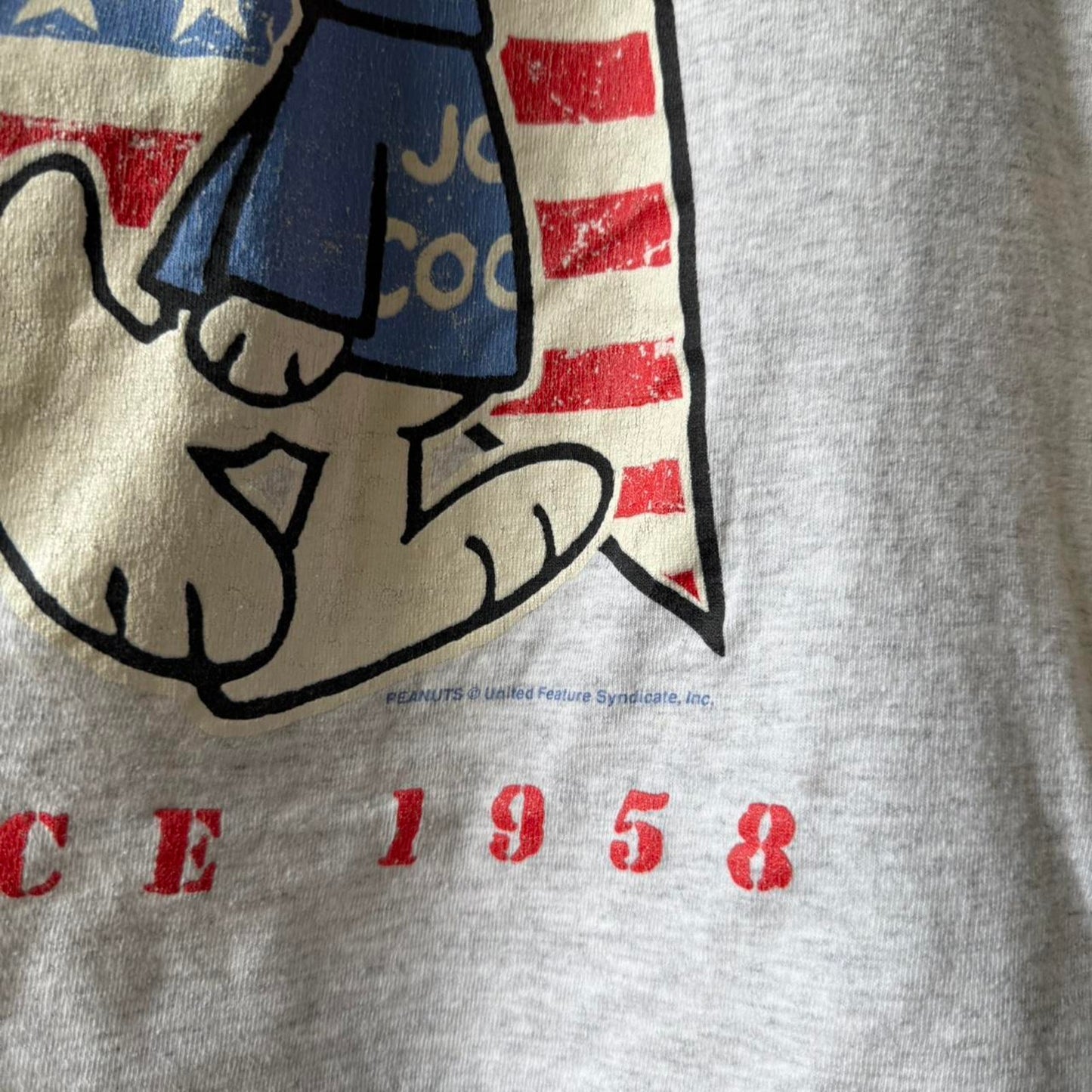 Vintage 90s Snoopy Joe Cool All American T-Shirt - Large