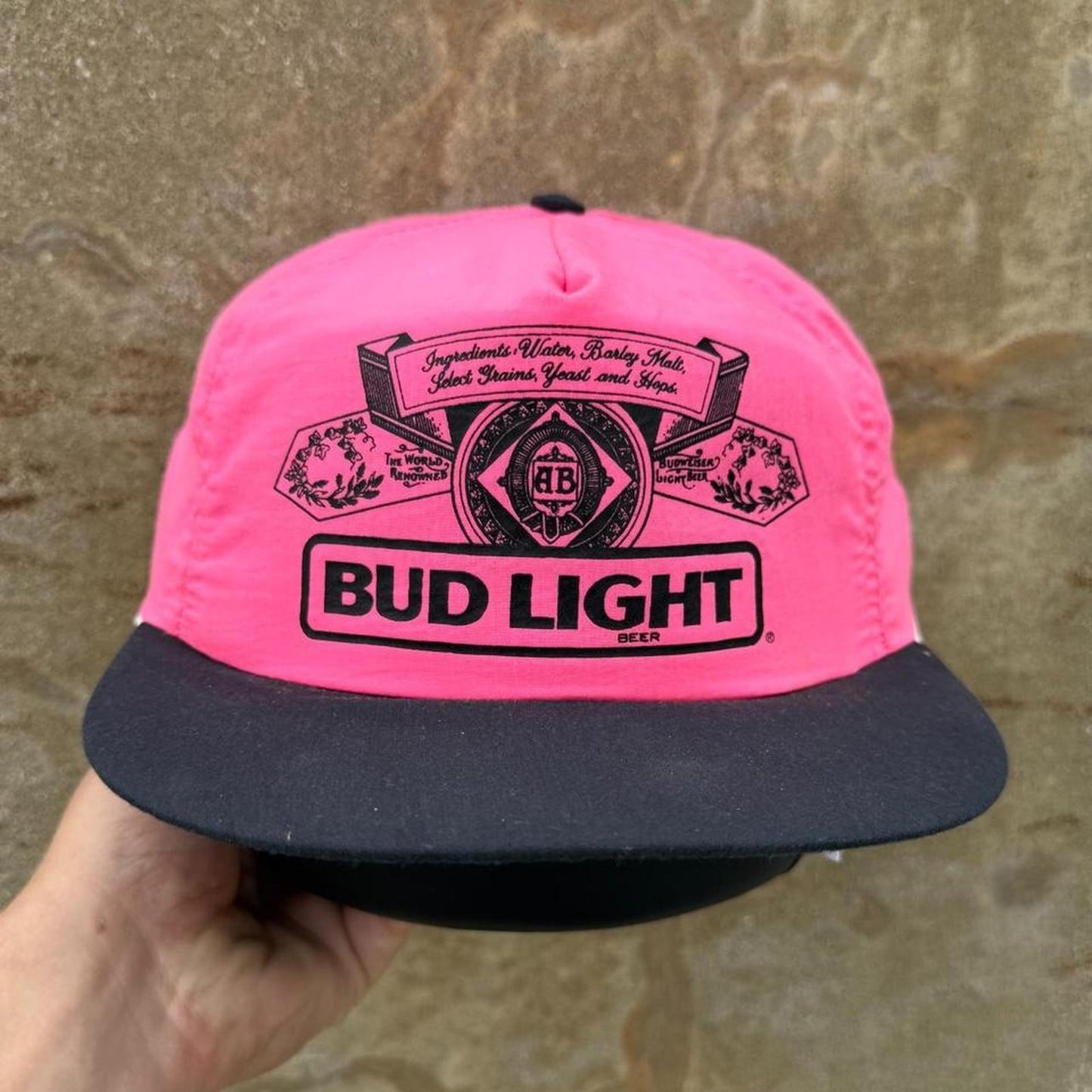 Vintage 90s Bud Light Budweiser Beer Snapback