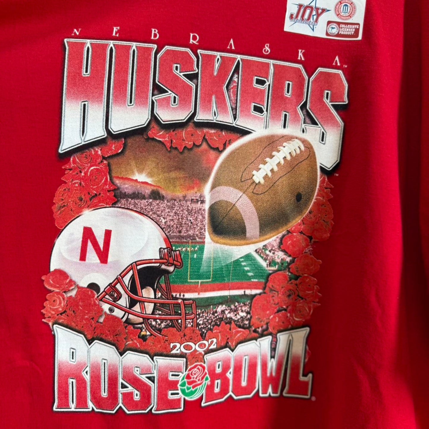 Vintage 2002 Nebraska Huskers Rose Bowl T-Shirt
