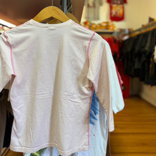 Vintage 90s Nike Side Swoosh Pink T-Shirt - Medium (W)