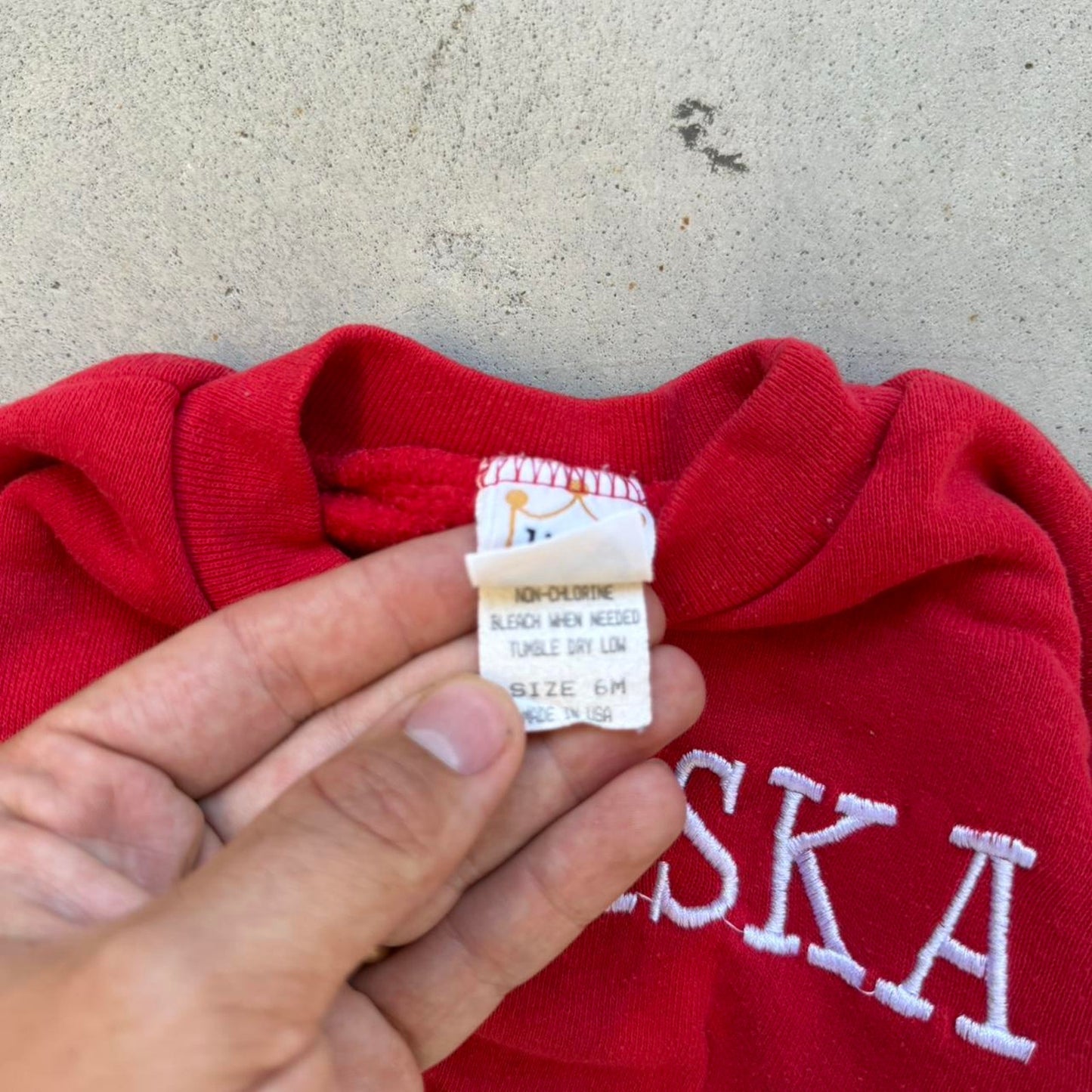 Vintage 90s Nebraska Huskers Sports Crewneck - Kids 3-6M