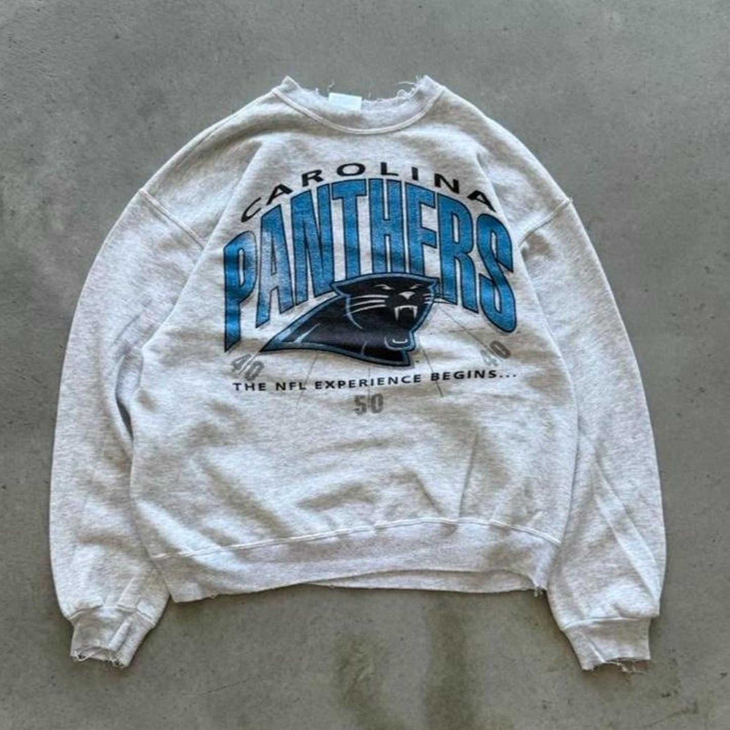 Vintage 90s Carolina Panthers NFL Football Crewneck - X-Large