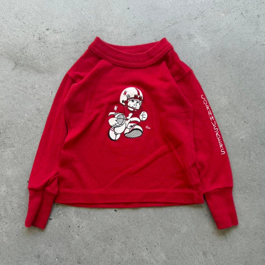 Vintage 80s Nebraska Huskers Cornhuskers Crewneck - Kids 6-9 Months