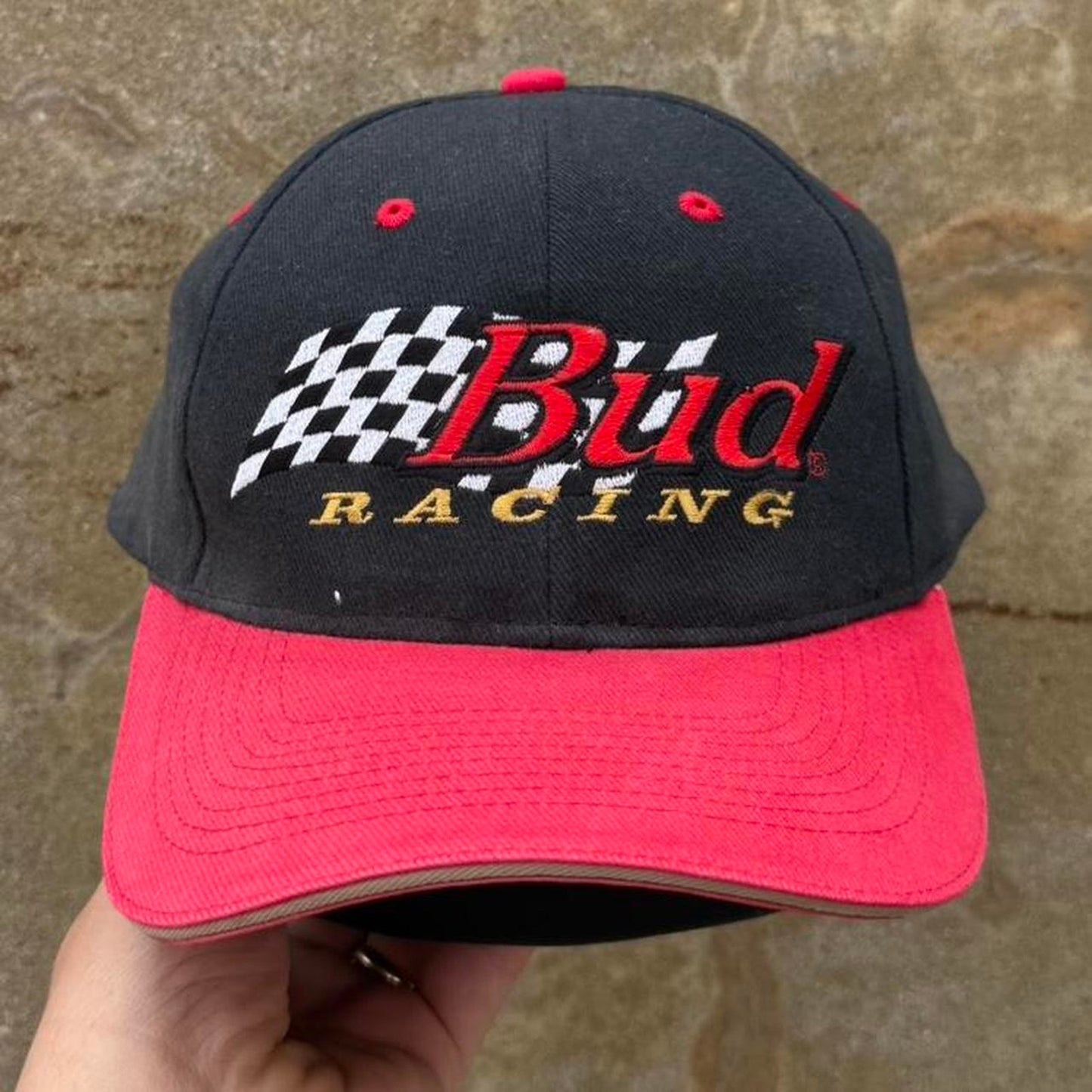 Vintage 90s Nascar Bud Racing Budweiser Cap