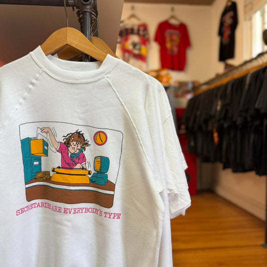 Vintage 90s Secretary Comic Cartoon Crewneck