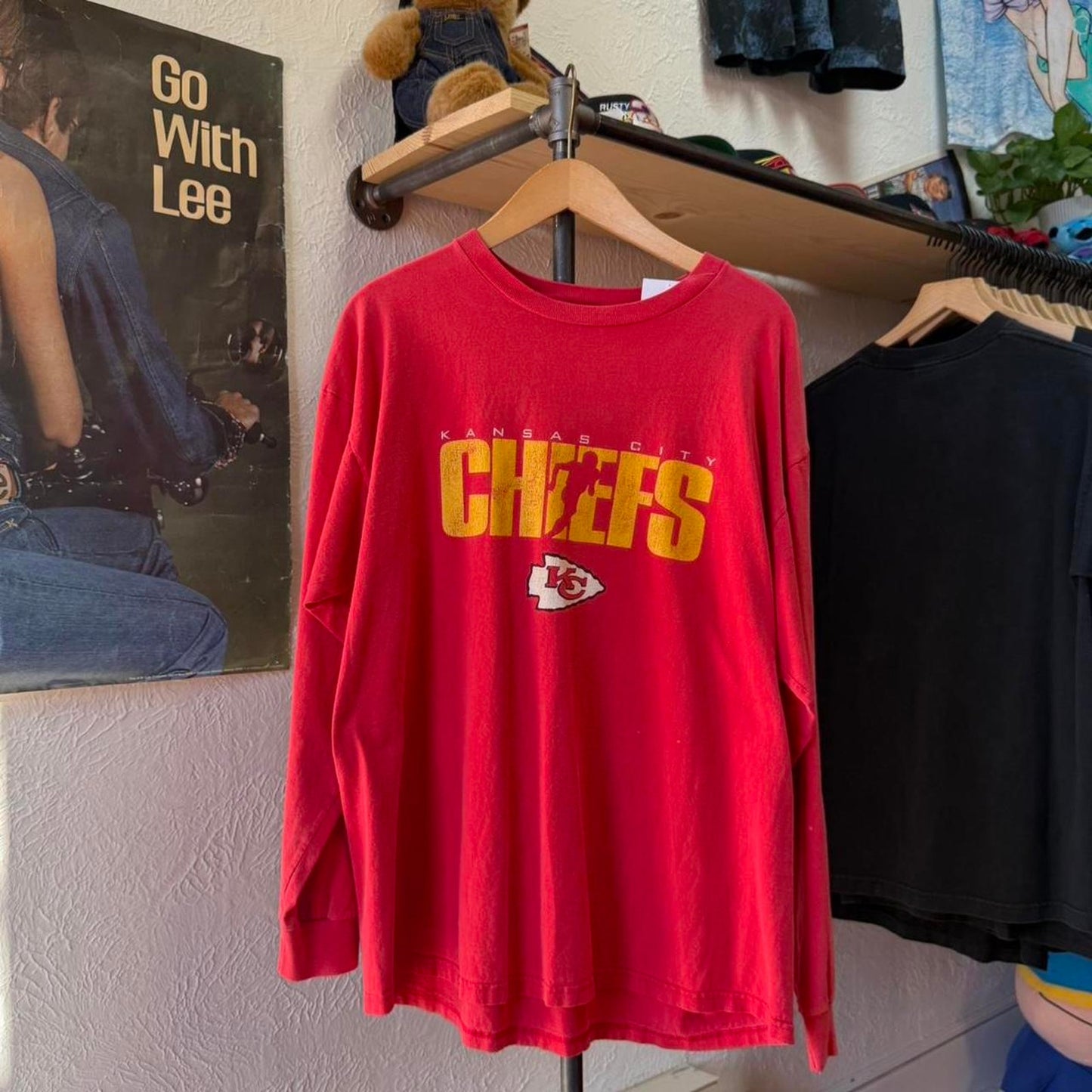 Vintage 90s Kansas City Chiefs NFL Sports T-Shirt - Large