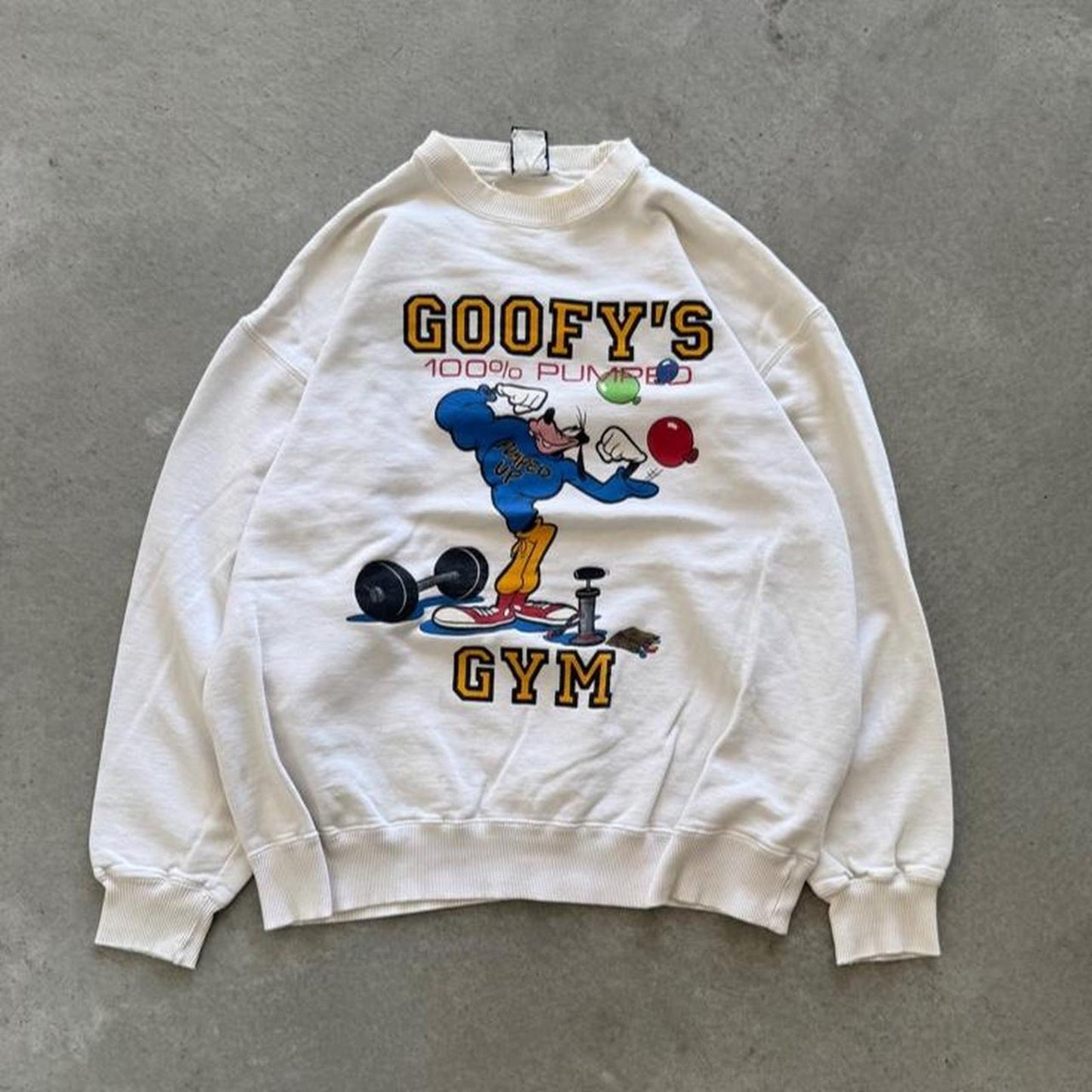 Vintage 90s Disney Goofys Gym Mickey Mouse Crewneck - Large
