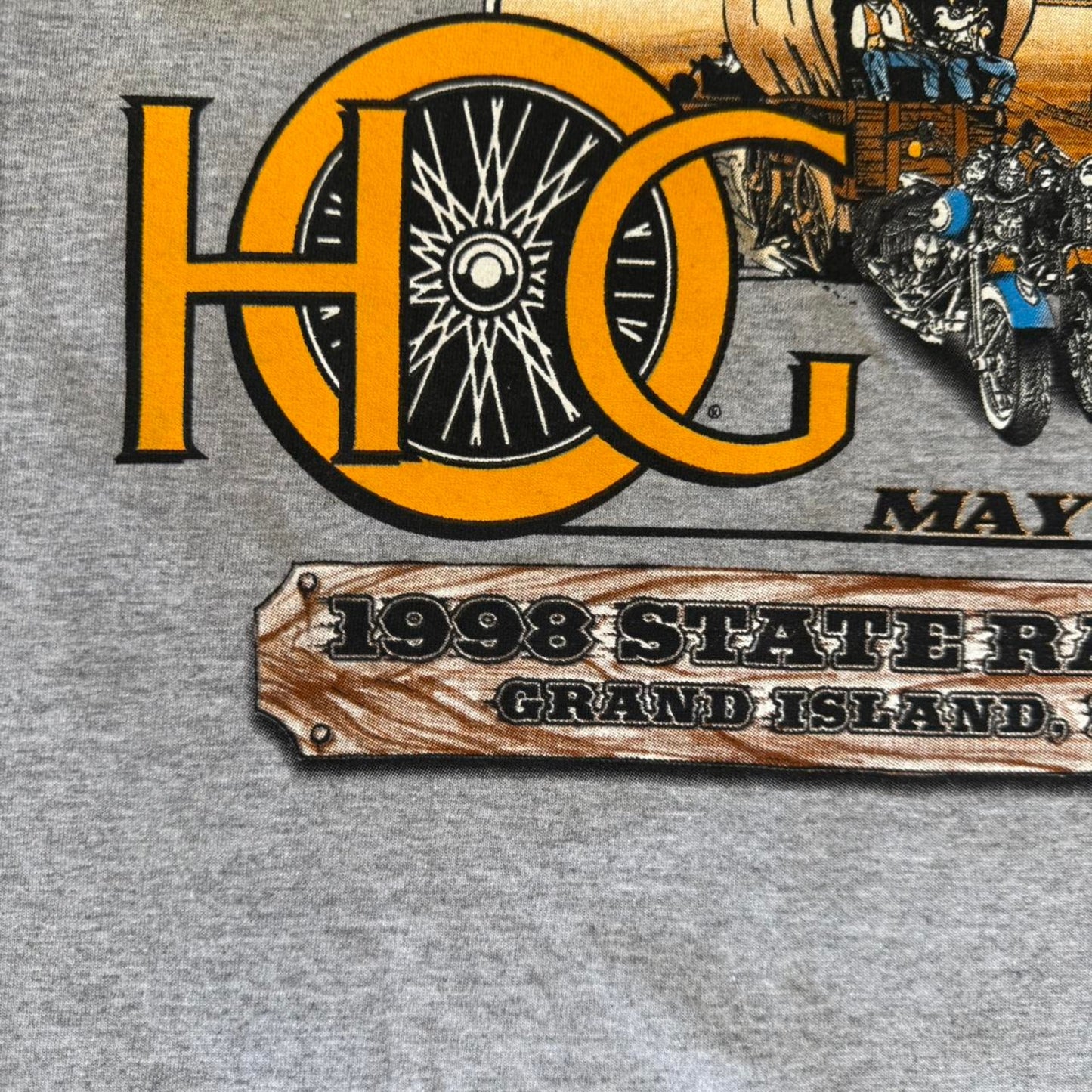 Vintage 1998 Harley Davidson Motorcycles Biker HOG T-Shirt - Large