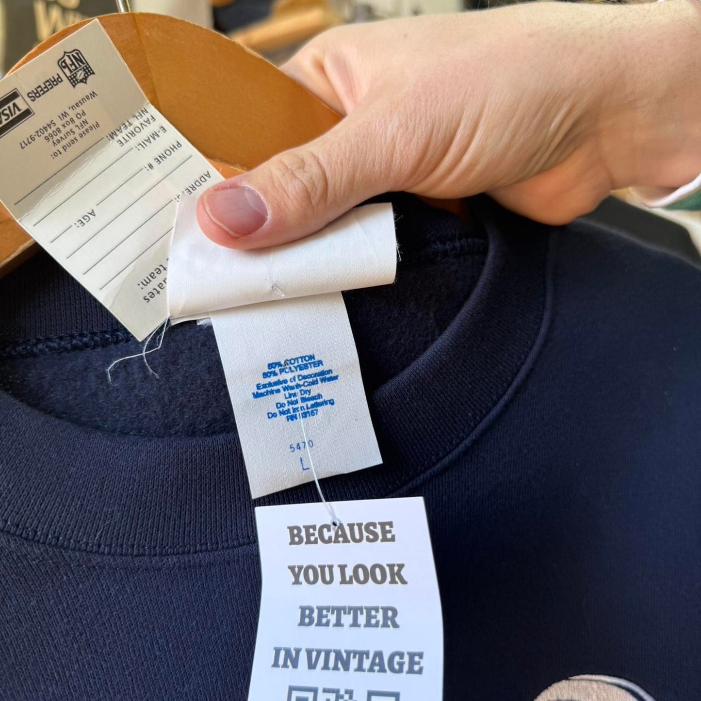 Vintage 90s Tennessee Titans NFL Football Crewneck - Large