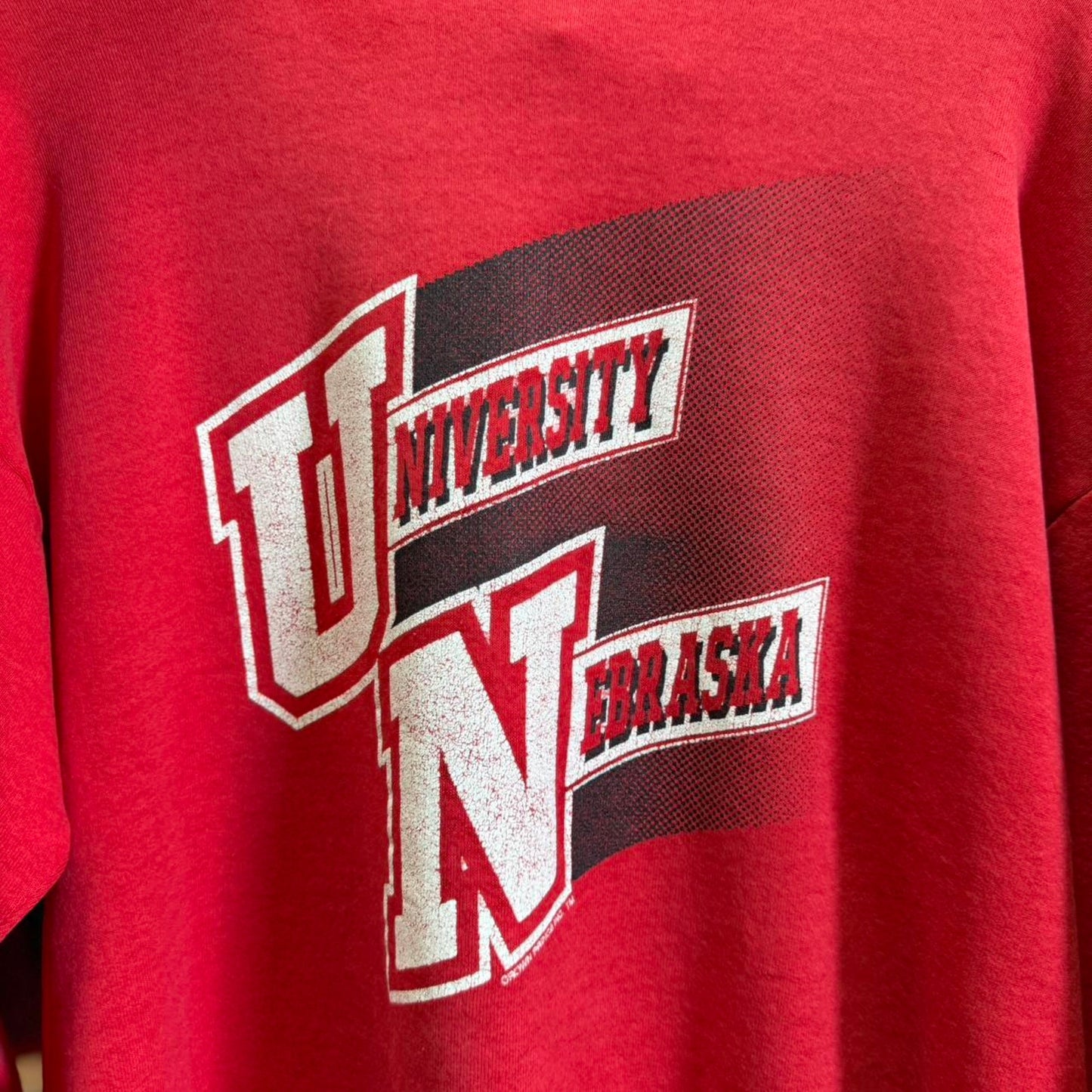 Vintage 90s Nebraska Huskers Football Crewneck - X-Large
