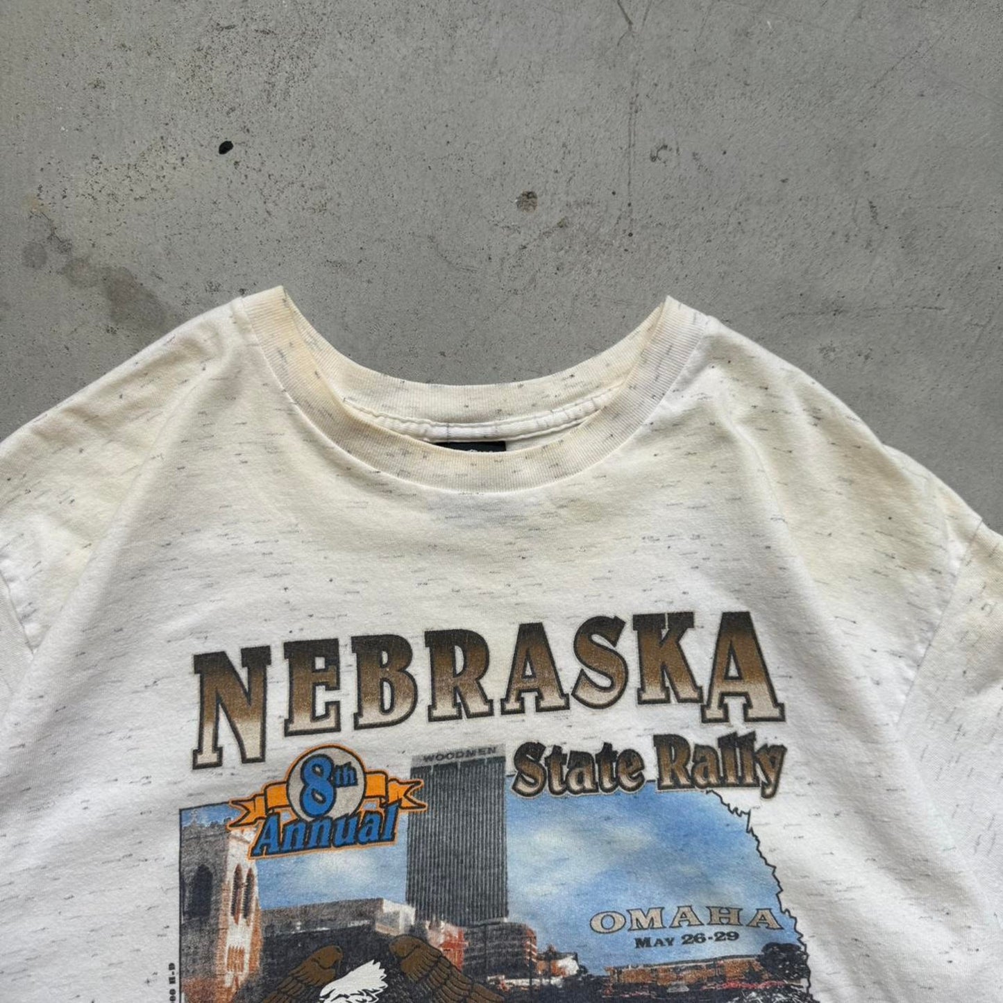 Vintage 2000 Harley Davidson Motorcycles Nebraska State Rally Biker T-Shirt - Large