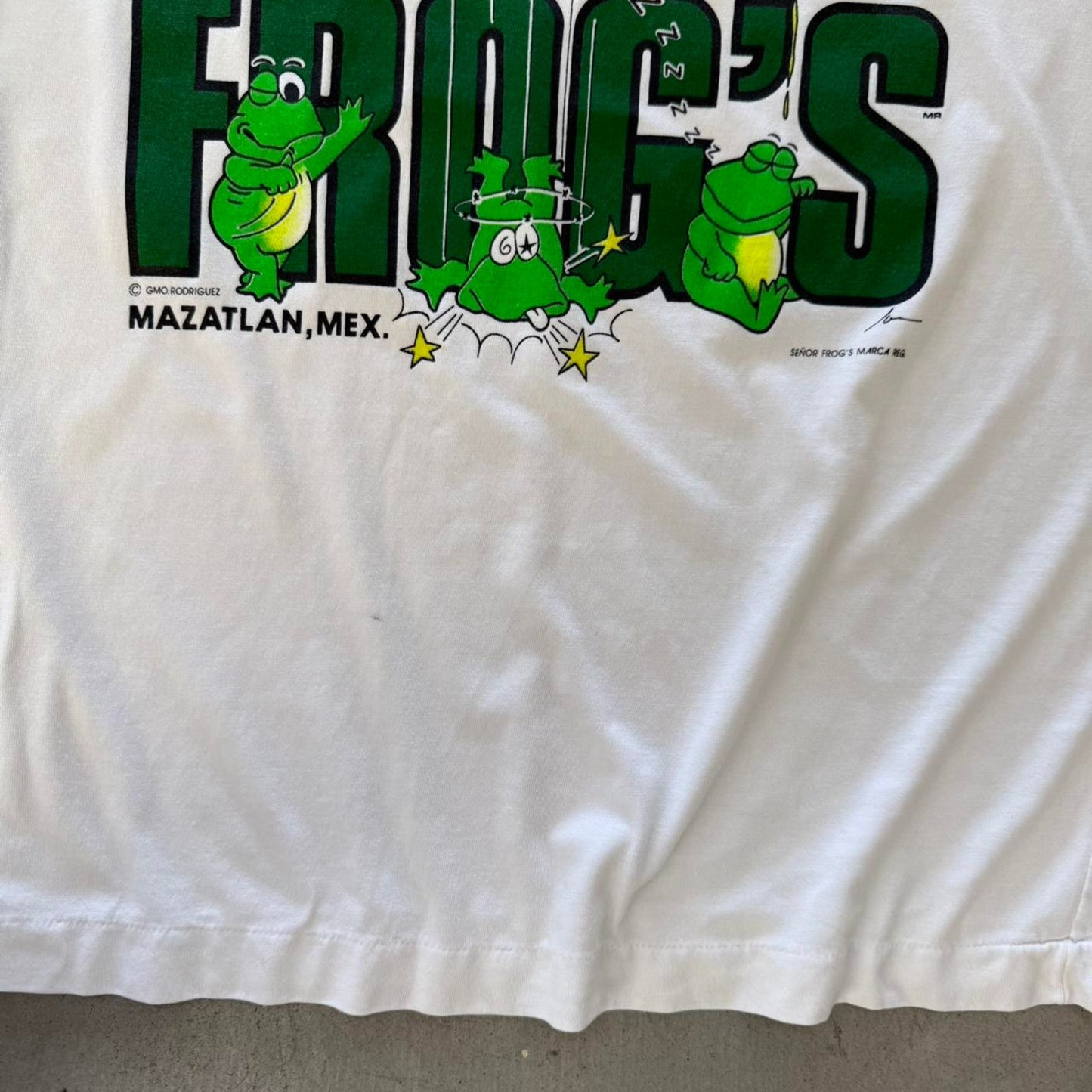Vintage 90s Senor Frogs Animal Frog T-Shirt - X-Large
