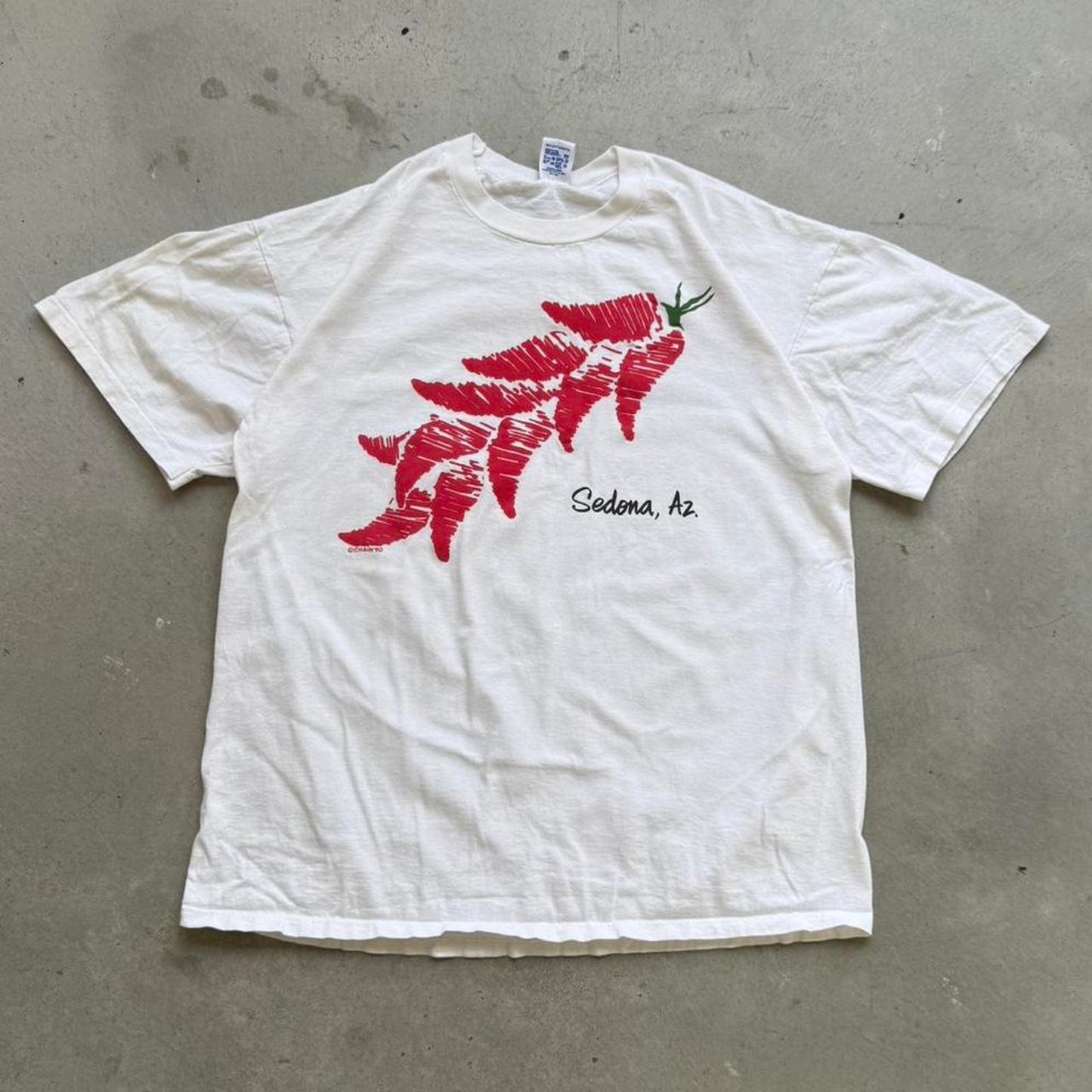 Vintage 90s Sedona Arizona Chile Pepper T-Shirt - XX-Large