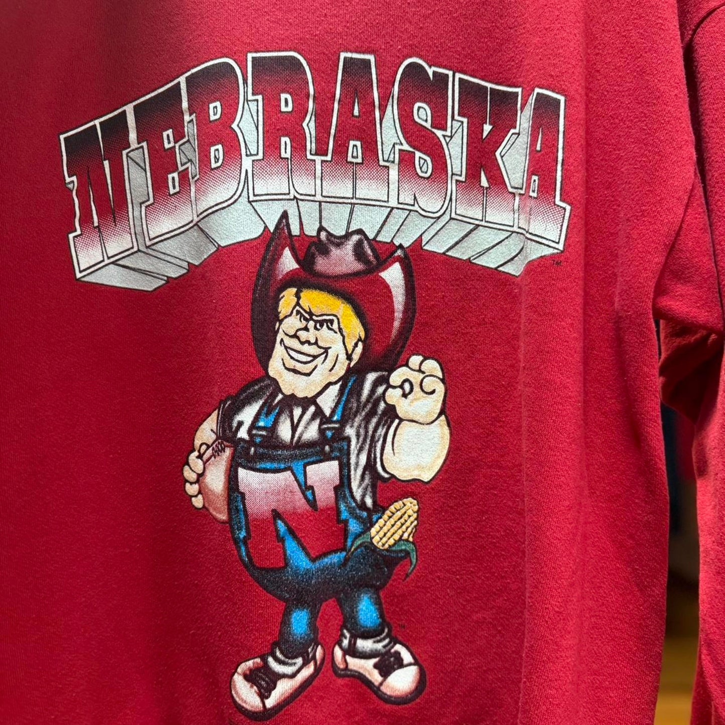 Vintage 90s Nebraska Huskers Herbie Crewneck - X-Large