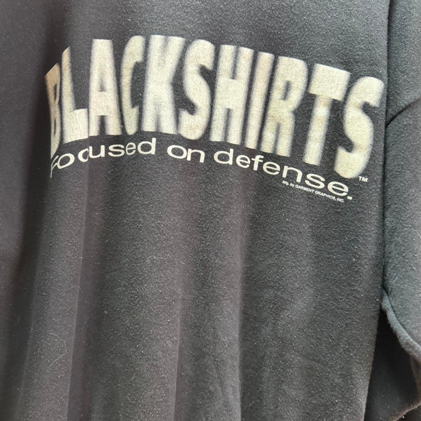 Vintage 90s Nebraska Huskers Blackshirts Football Crewneck - X-Large