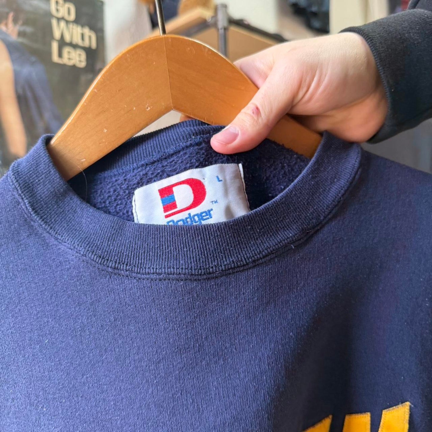 Vintage 90s Michigan University Wolverines Crewneck - Large
