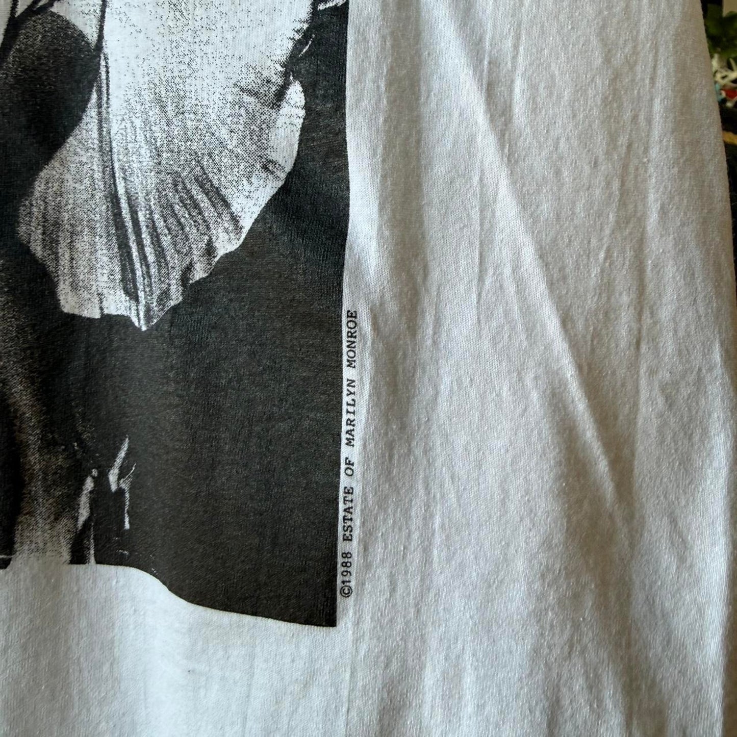 Vintage 1988 Marilyn Monroe Skirt Dress Photo T-Shirt - Large