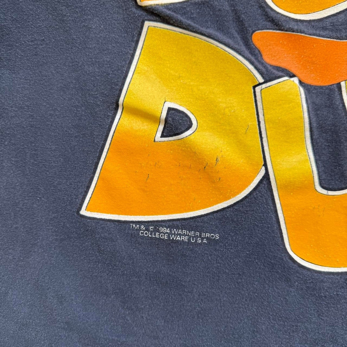Vintage 90s Daffy Duck Looney Tunes Cartoon T-Shirt - X-Large