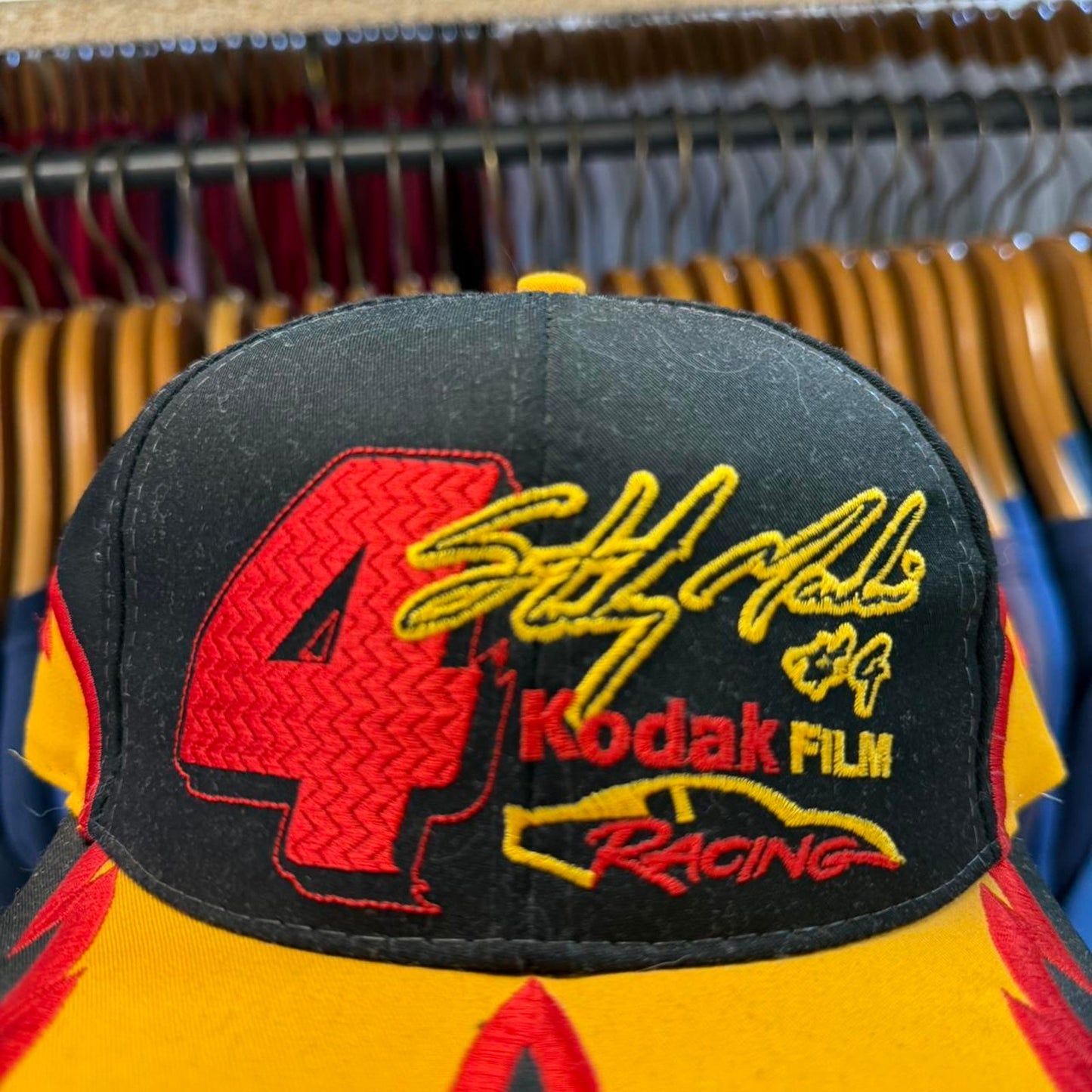 Vintage 90s Kodak Racing NASCAR Snapback