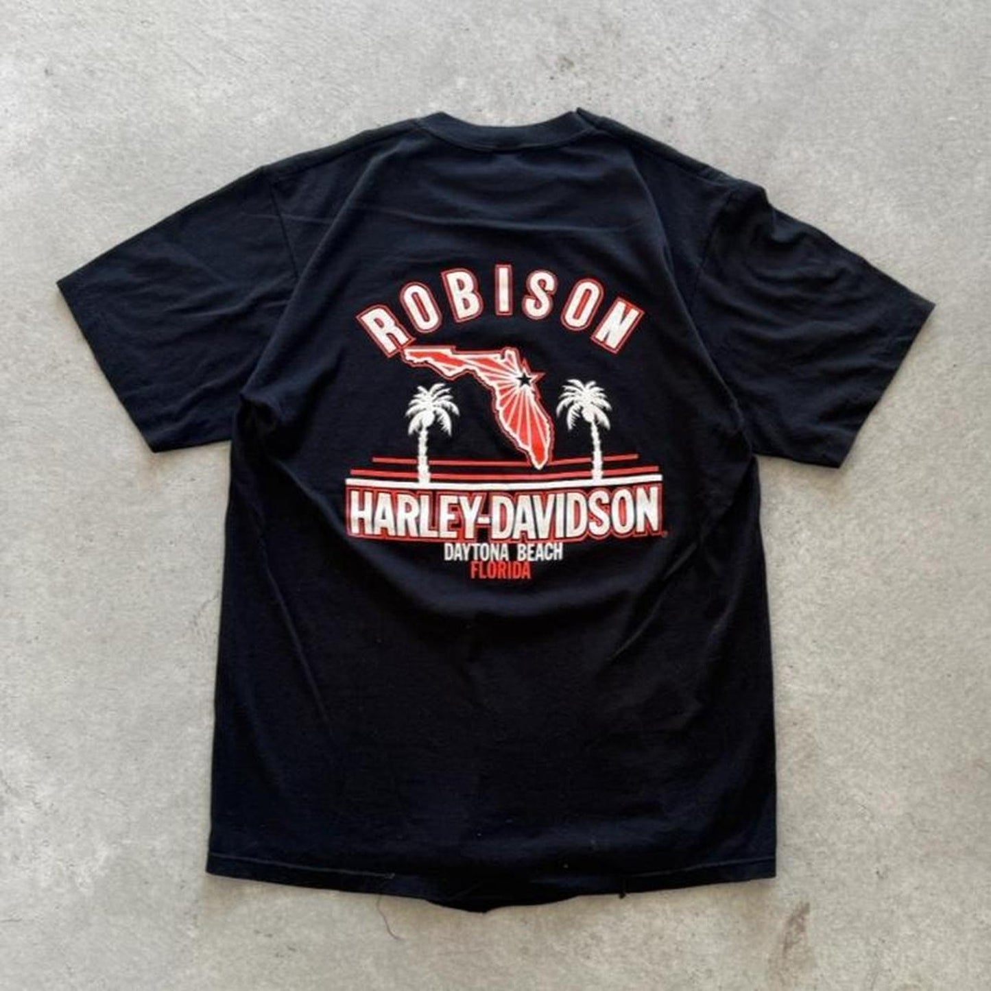 Vintage 1988 Daytona Bike Week Harley Davidson Motorcycles T-Shirt - X-Large