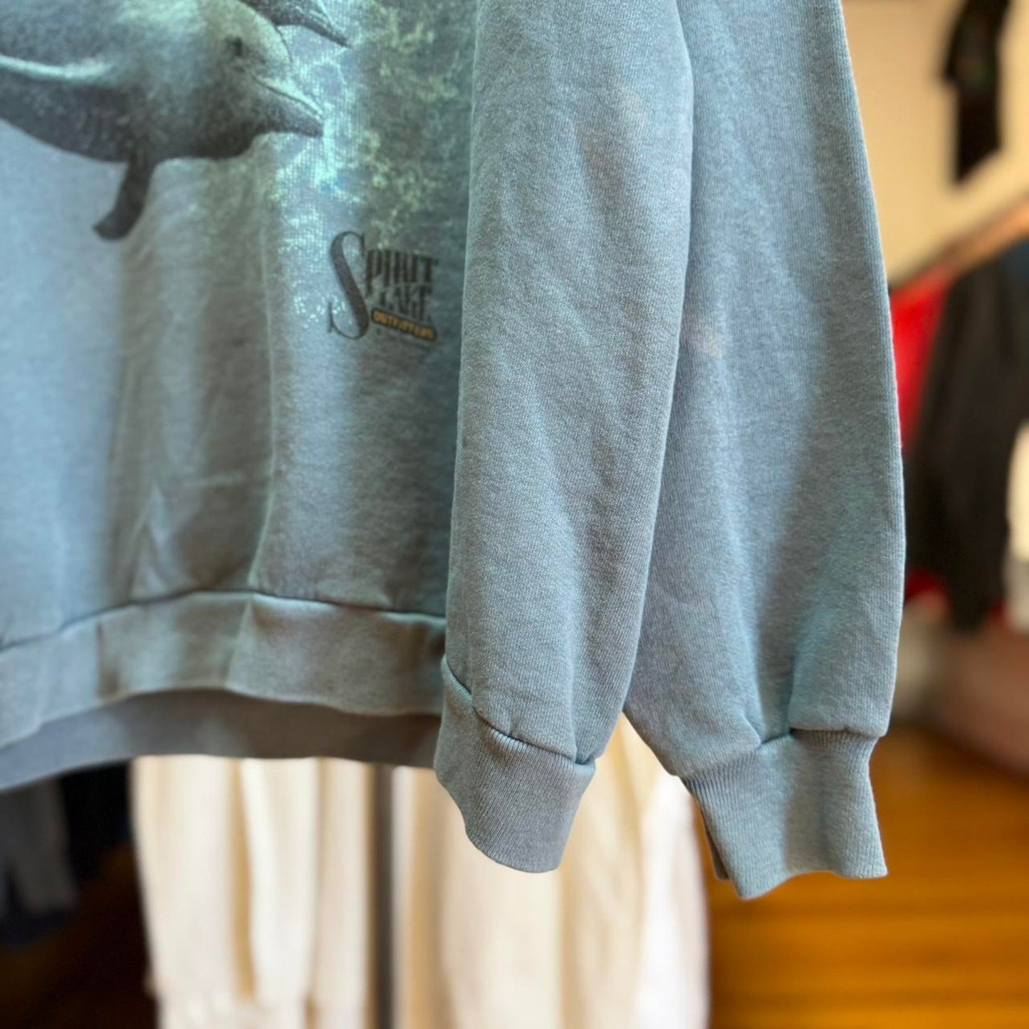 Vintage 90s Dolphin Animal Nature Crewneck - X-Large