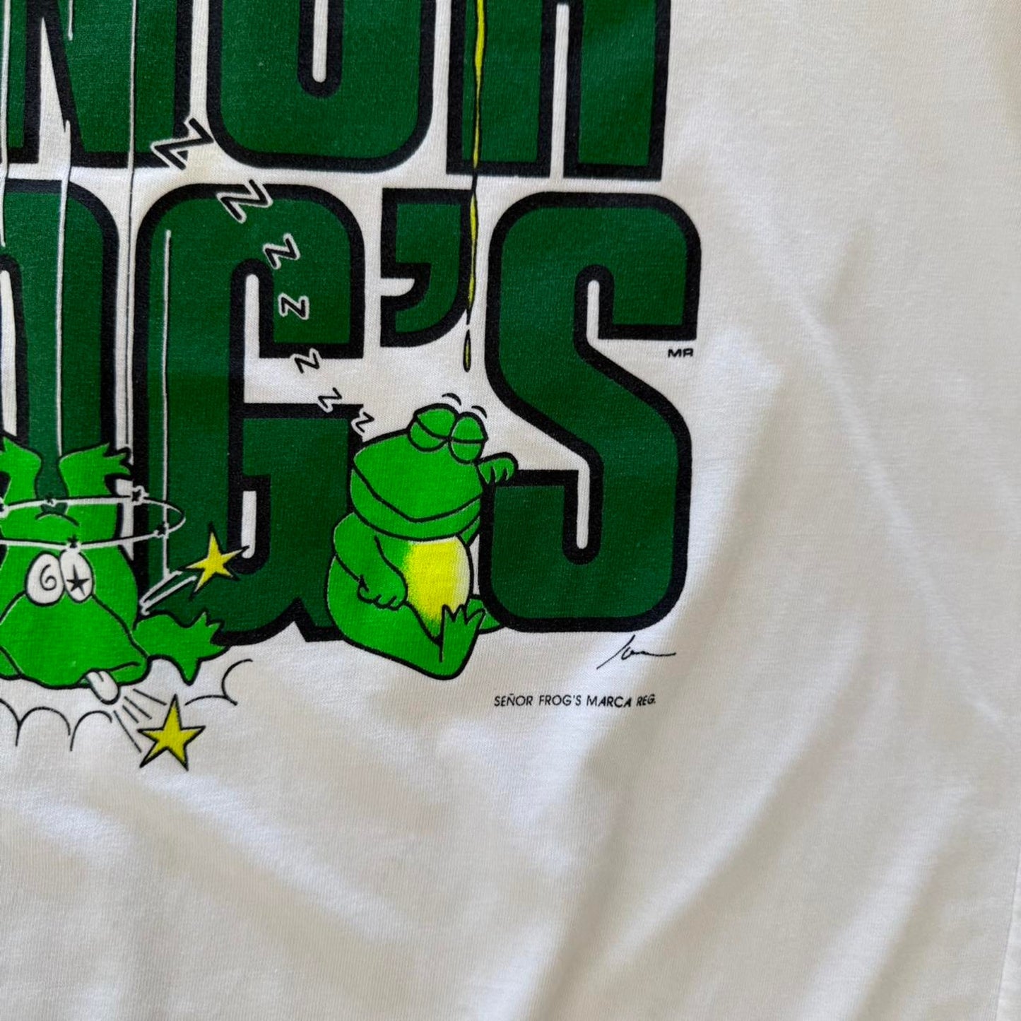 Vintage 90s Senor Frogs Animal Frog T-Shirt - X-Large