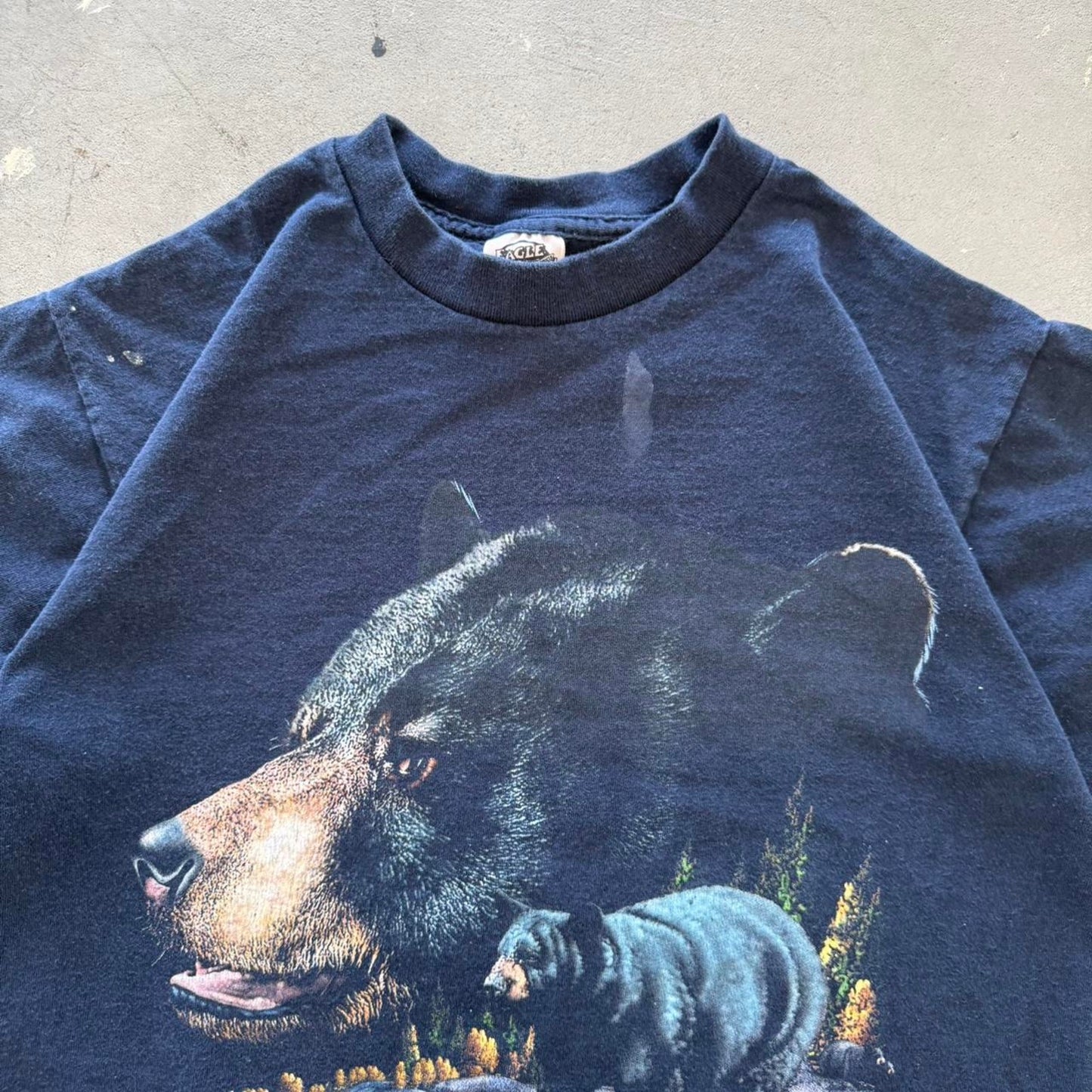 Vintage 90s Bears Nature Animal Outdoors T-Shirt - Medium