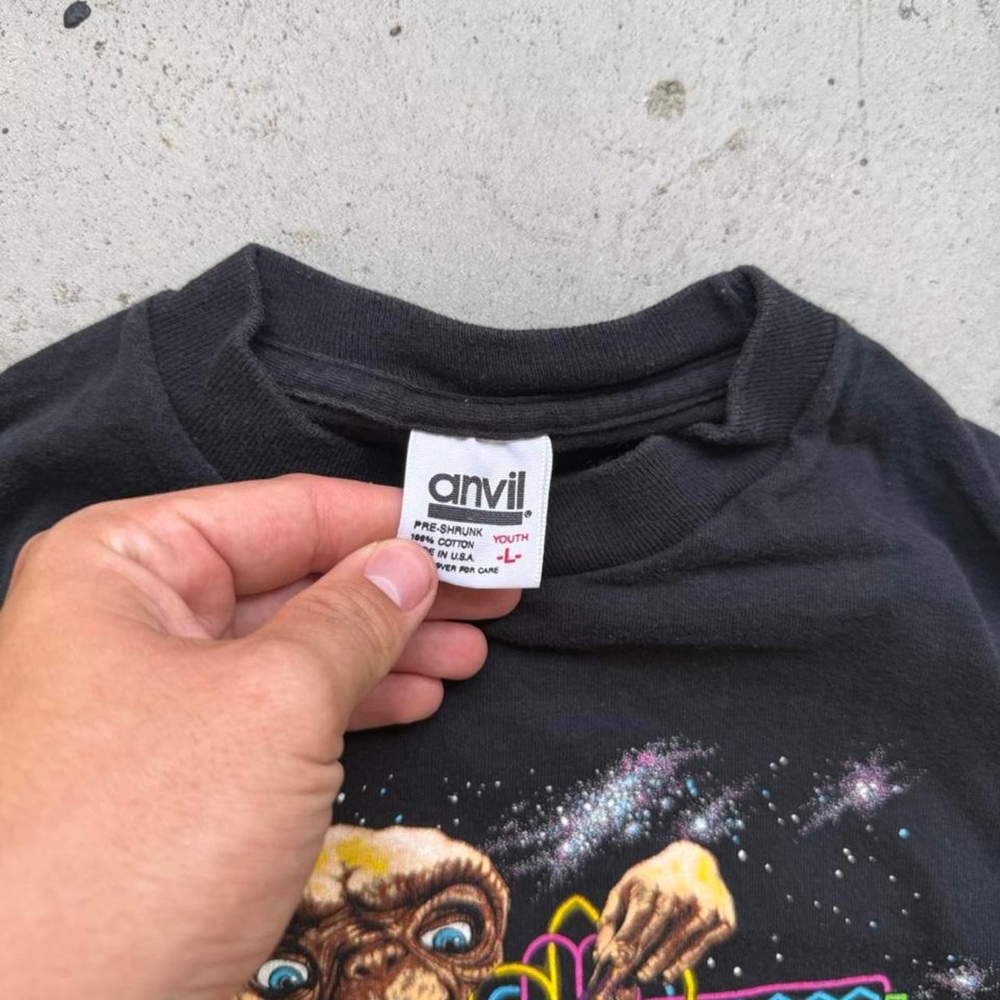 Vintage 90s Universal Studios Florida ET Movie T-Shirt - Kids Large
