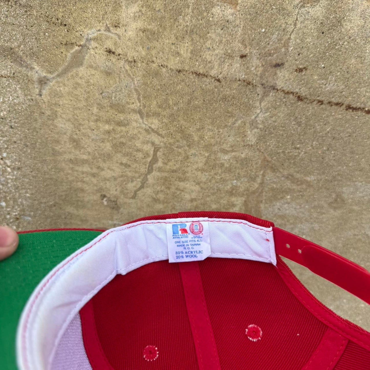 Vintage 90s Nebraska Huskers Russell Athletic Snapback