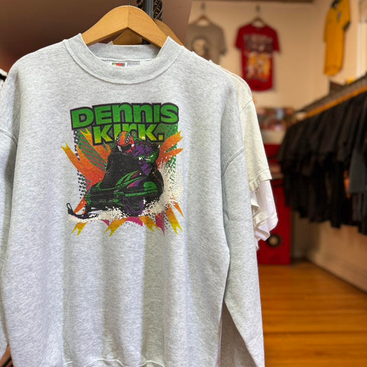 Vintage 90s Dennis Kirk Snowmobile Artic Crewneck