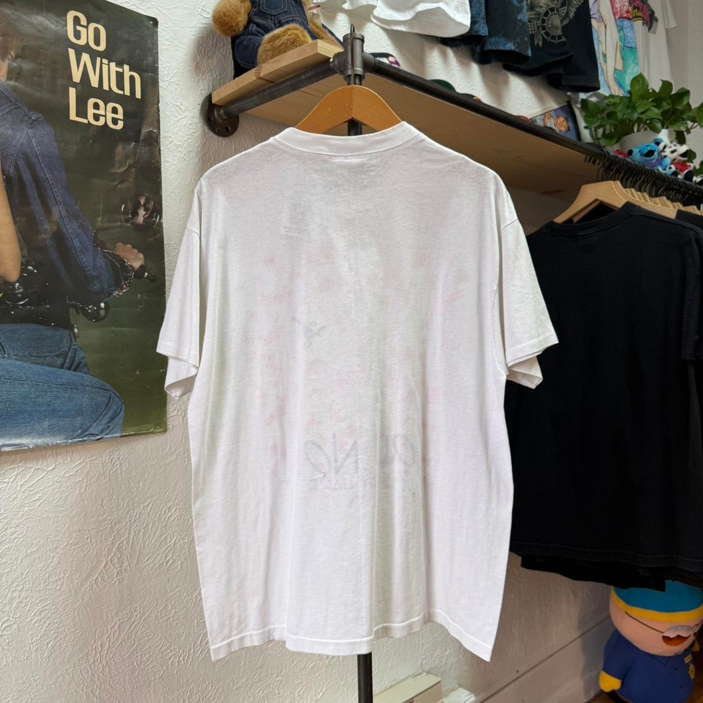Vintage 90s Oh No Grey Hare Rabbit T-Shirt - X-Large