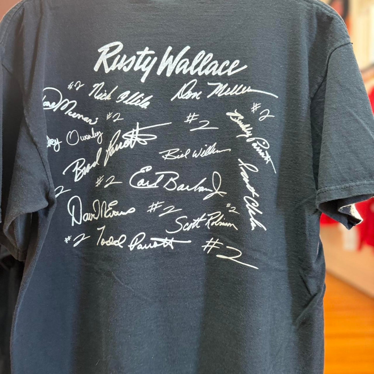 Vintage Rusty Wallace Over the Wall Gang Racing NASCAR T-Shirt - Large