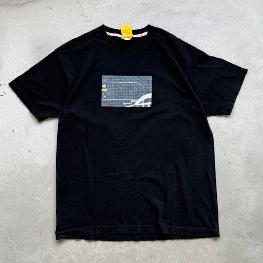 Vintage Y2K LRG Building Bridges Skate T-Shirt - X-Large