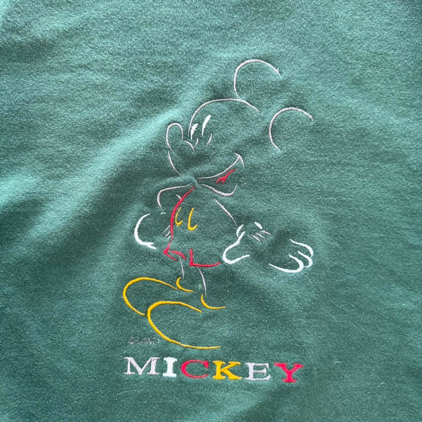 Vintage 90s Disney Mickey Mouse Cartoon Crewneck - X-Large