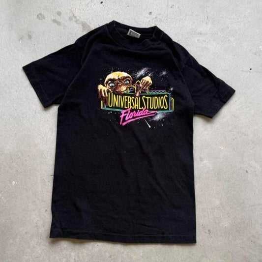 Vintage 90s Universal Studios Florida ET Movie T-Shirt - Kids Large