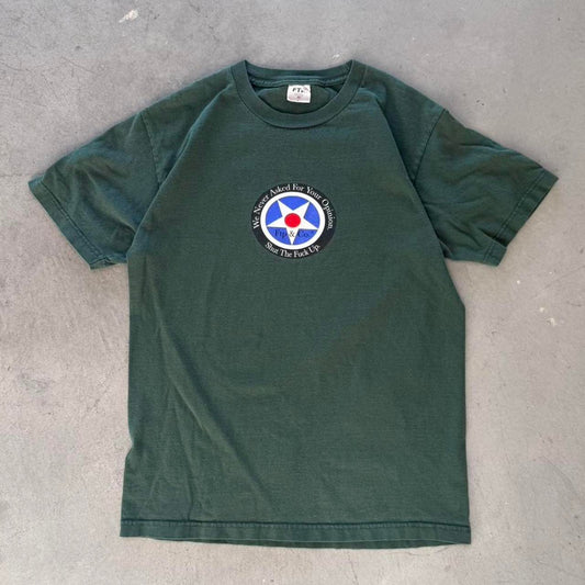 Vintage 90s FTP Shut the F*ck Up Skater T-Shirt - Medium