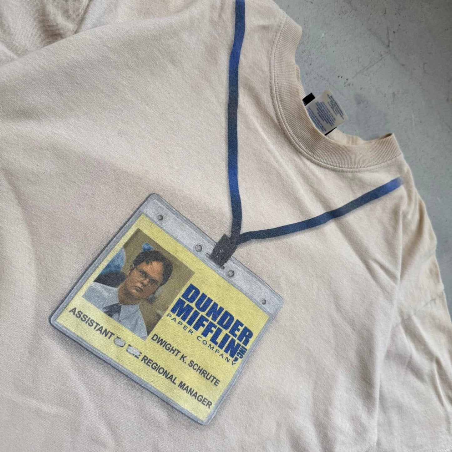 Vintage Y2K The Office Dwight Schrute TV Show T-Shirt - Medium