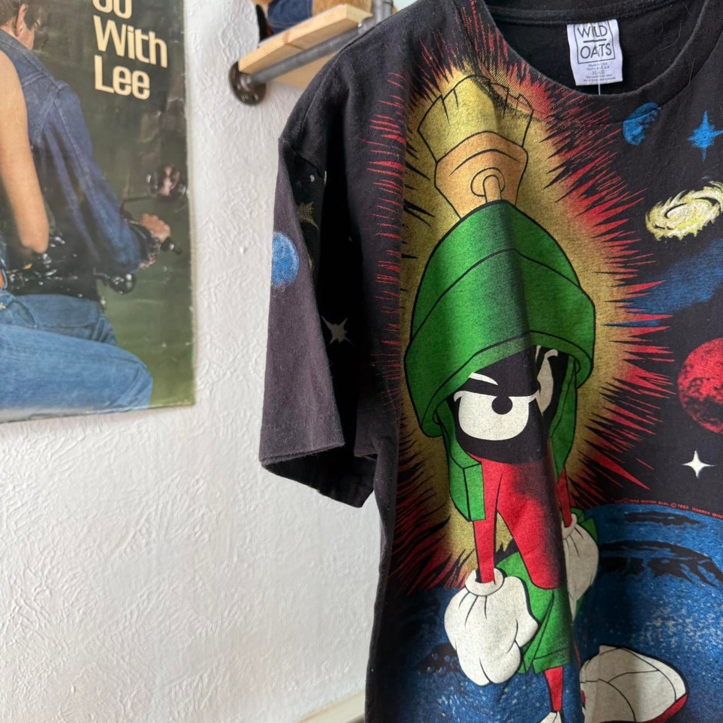 Vintage 90s Marvin the Martian Looney Tunes AOP T-Shirt - X-Large