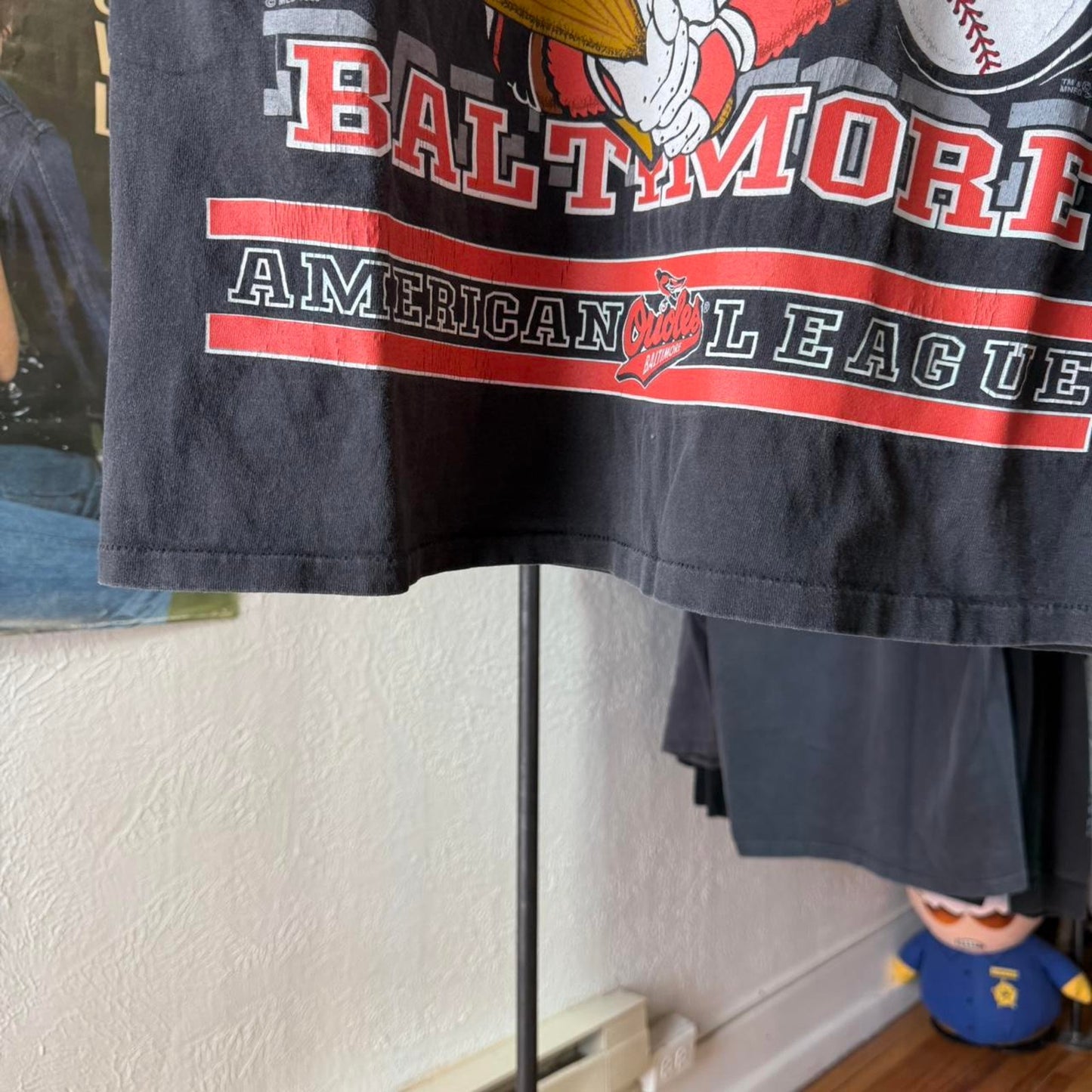 Vintage 90s Baltimore Orioles Taz Looney Tunes Cartoon MLB T-Shirt - X-Large