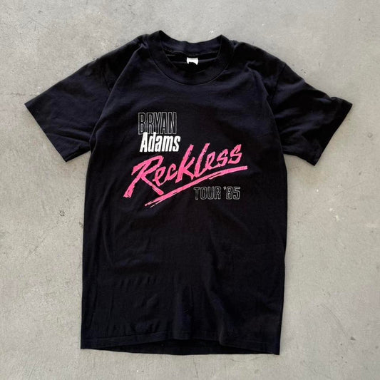Vintage 1985 Bryan Adams Reckless Country Band T-Shirt - Large
