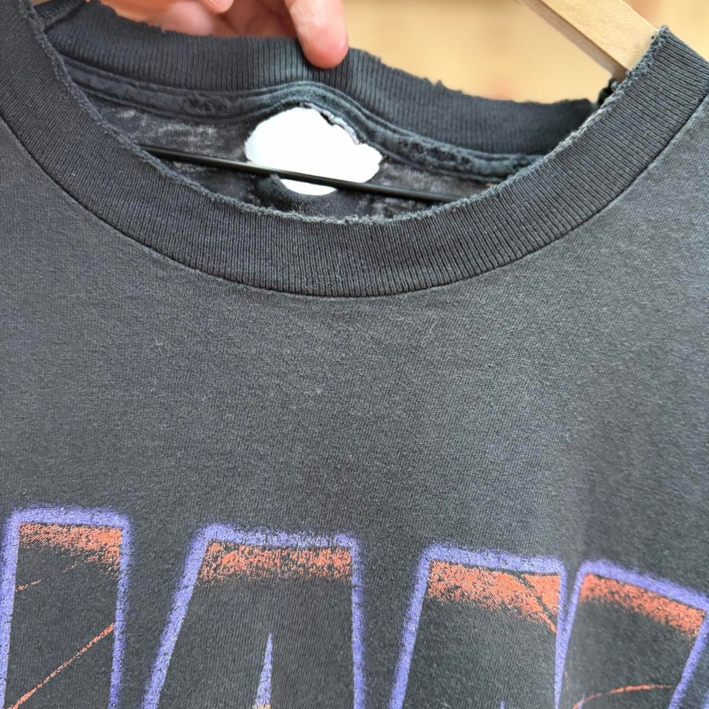 Vintage 90s Nebraska Miami Lightning Husker Football T-Shirt - Large