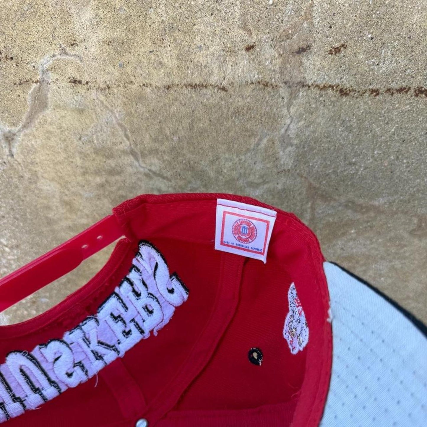 Vintage 90s Nebraska Huskers Spell Out Snapback