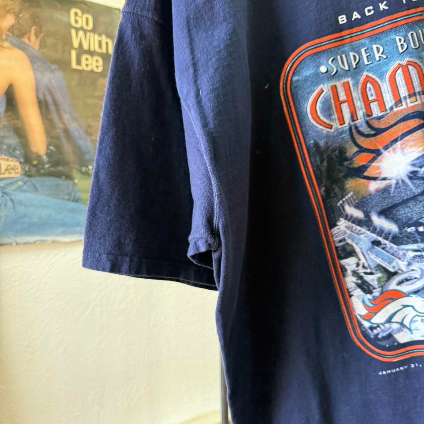 Vintage 90s Denver Broncos Super Bowl Champions NFL T-Shirt