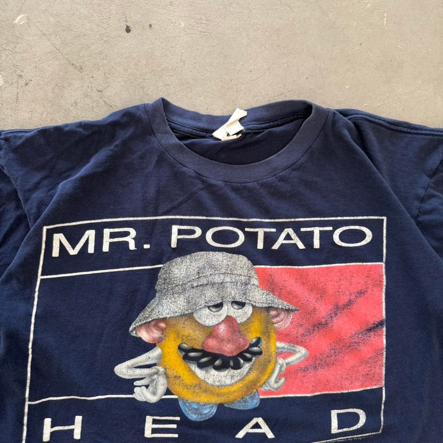 Vintage 90s Mr Potato Head Tommy Hilfiger T-Shirt - Large