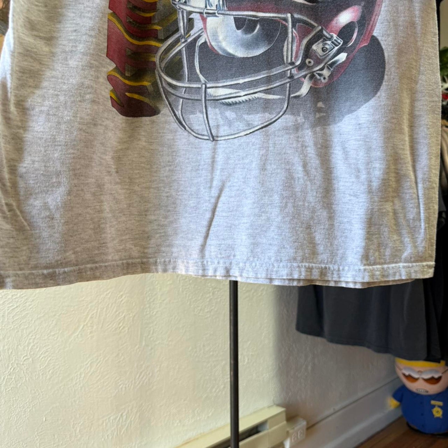 Vintage 90s Kansas City Chiefs NFL Helmet T-Shirt - Large