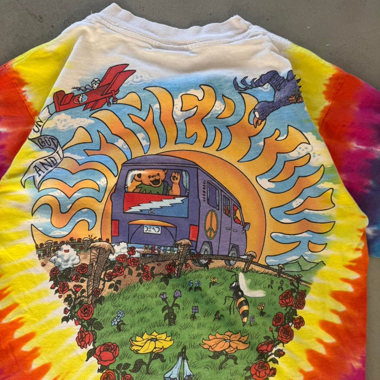 Vintage Grateful Dead 1994 Summer Tour Band T-Shirt - Small