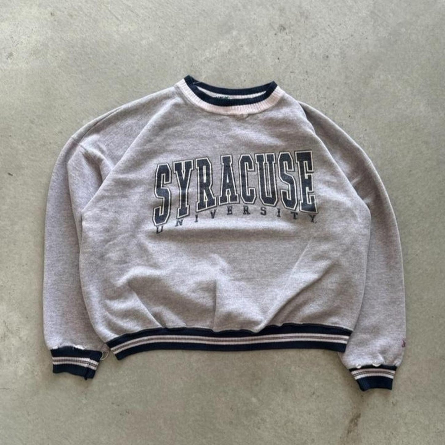 Vintage 90s Syracuse University Crewneck - Large